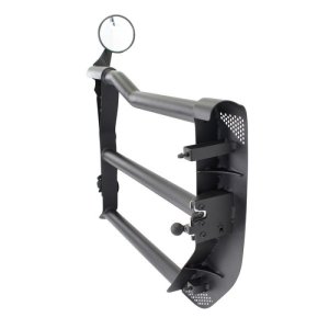 Jeep Wrangler JLU Door Replacement - Front - Go Rhino - Trailline Tube - Black - `18-`21